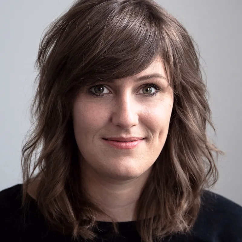 Aline Barré, Head of Visual Design · Senior Visual Designer