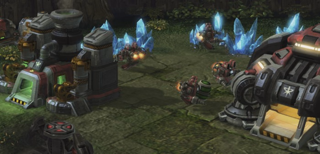 Starcraft Initiation of complex chains of commands with just one click.