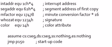 Beispielbefehle Assembler Codes