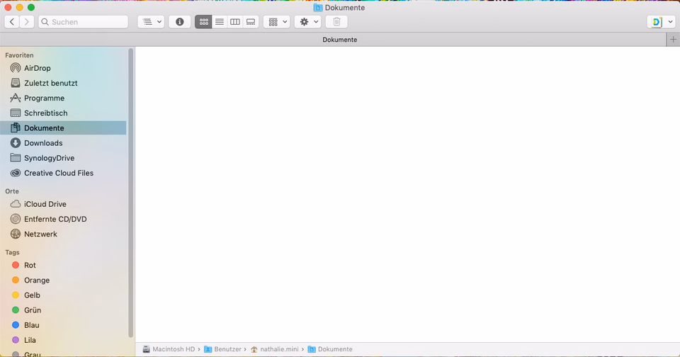 Vertical layout Apple