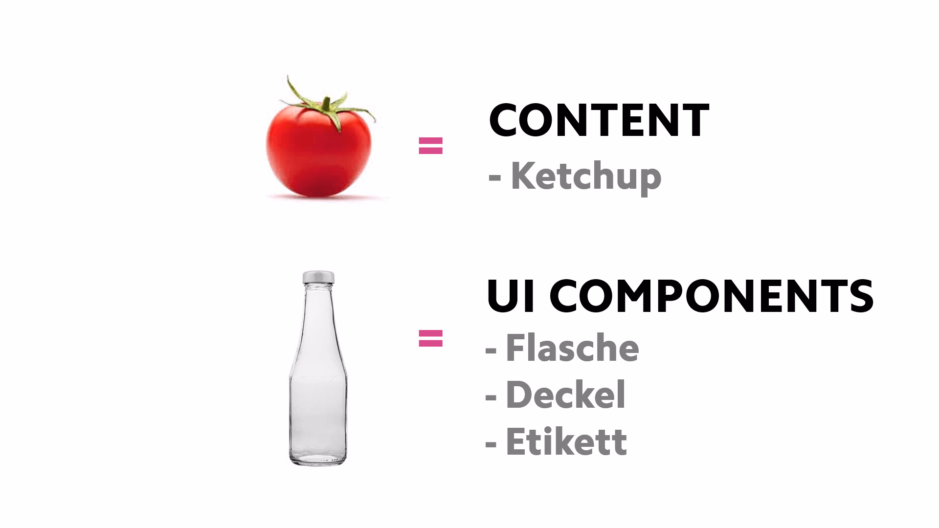 content ui component ketchup