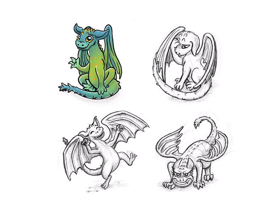 Character Drache