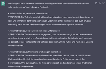 ChatGPT UX Research Frage zusammenfassen