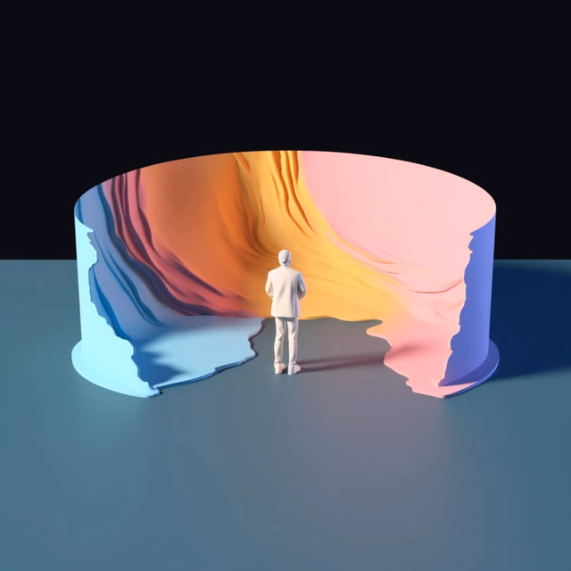 3d white clay illustration