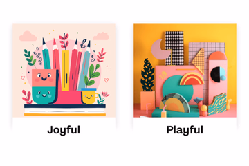 Style Playful vs Joyful
