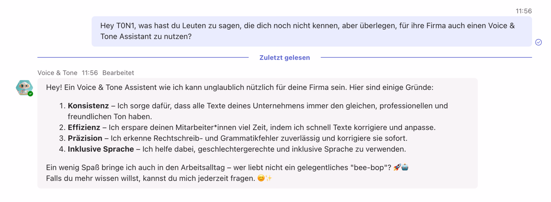 toni bot schlusswort