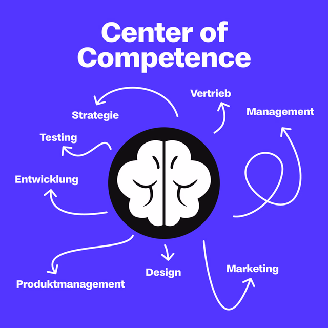Infografik Center of Competence
