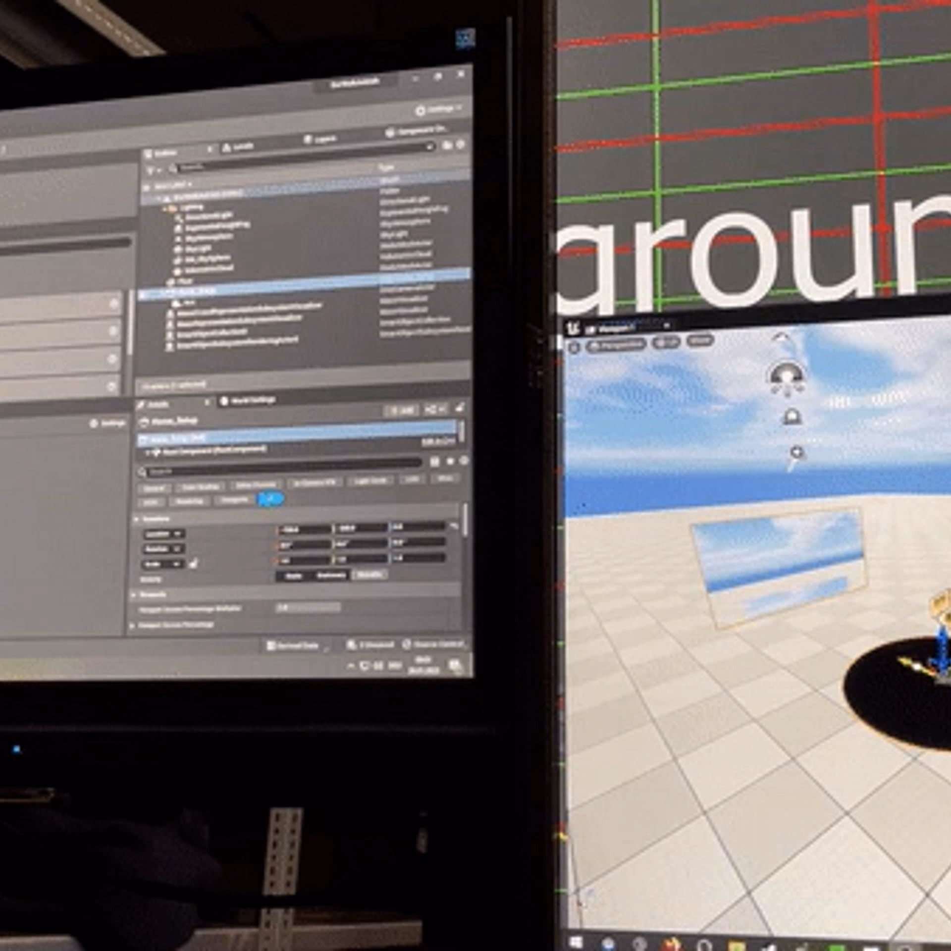Synchronisation von realen und virtuellen Kameras mit nDisplay