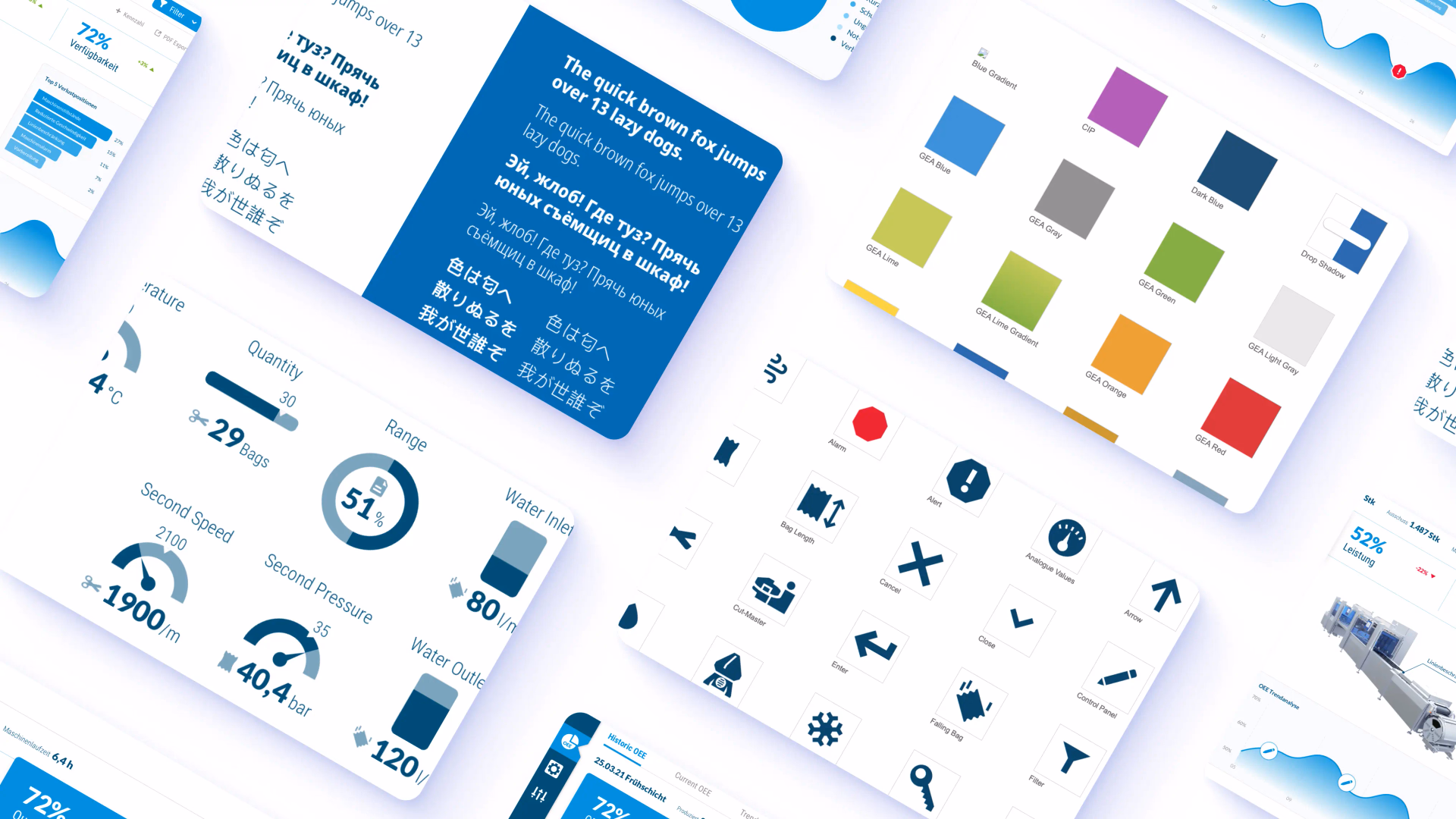 Many machines, many sites – one design system