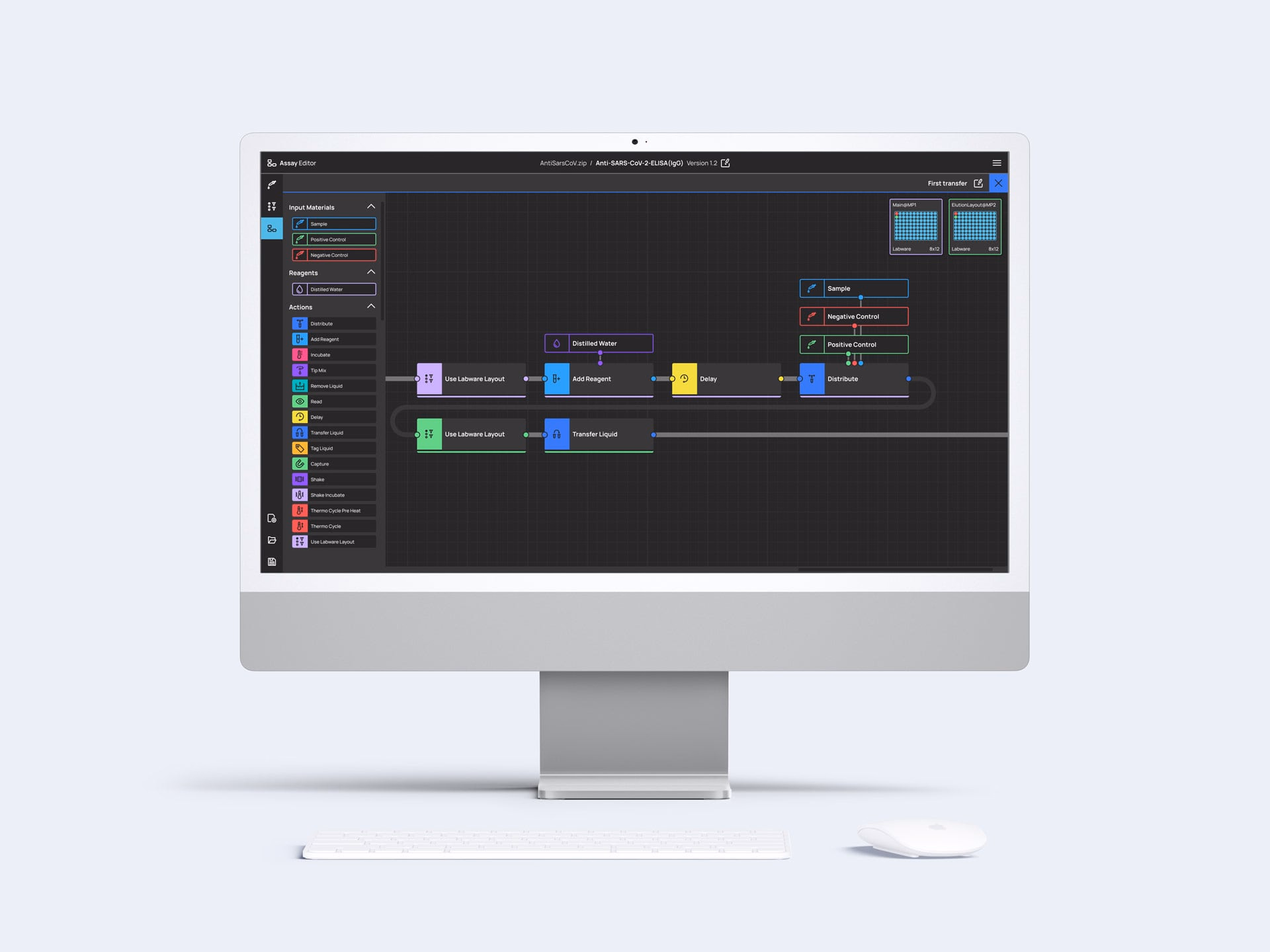 Intuitive interface for life science assay automation