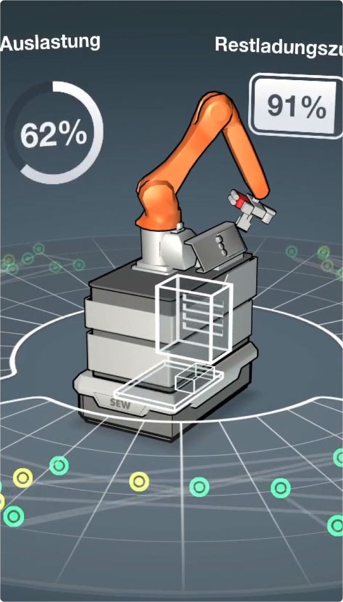 3D Smart Factory Video Demo für SEW Eurodrive
