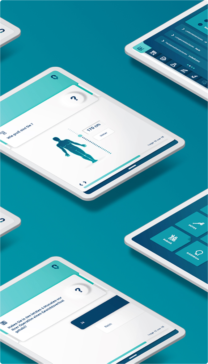 Medizinische App mit unterschiedlichen Modi für Patienten und Ärzte